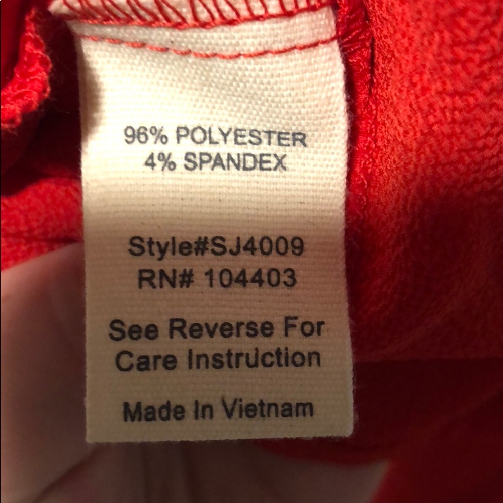 Red Slit Back Tank - Picture 8 of 8
